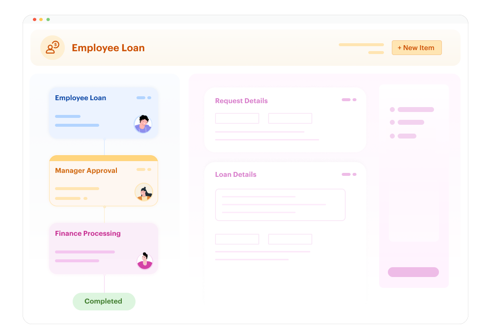 employee loan cash management template